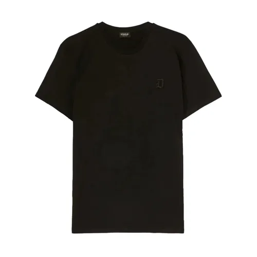 Dondup - Tops > T-Shirts - Black - Dondup - Modalova