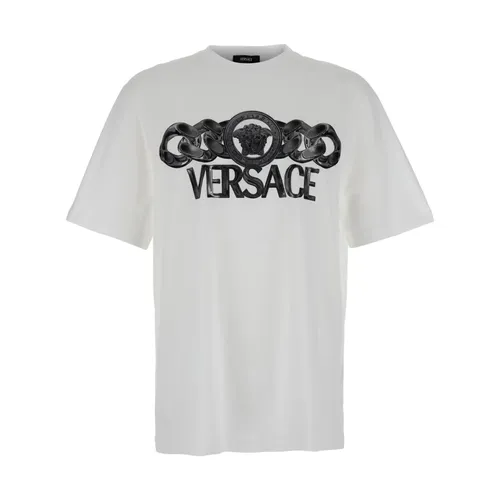 Versace - Tops > T-Shirts - White - Versace - Modalova