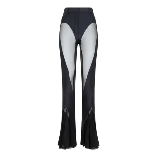 Trousers > Wide Trousers - - Mugler - Modalova