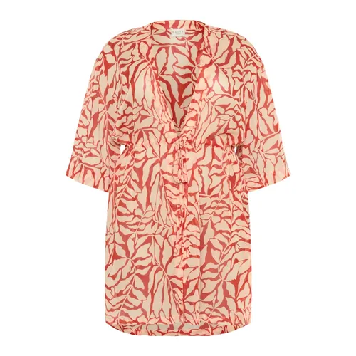 Blouses & Shirts > Kimonos - - Kaffe Curve - Modalova