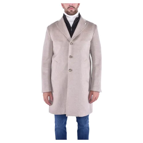 Coats > Single-Breasted Coats - - Luigi Bianchi Mantova - Modalova