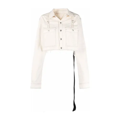 Jackets > Denim Jackets - - Rick Owens - Modalova