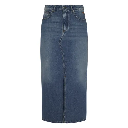 Skirts > Denim Skirts - - Msgm - Modalova