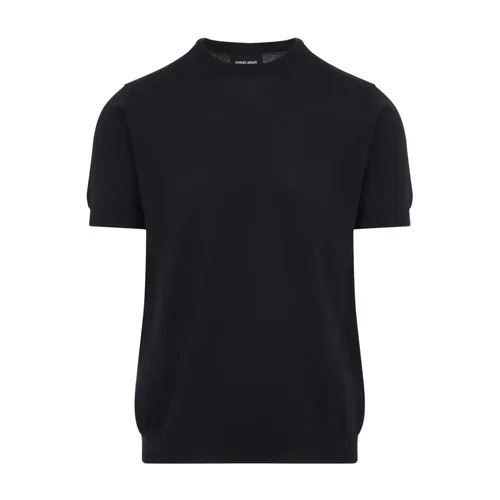 Knitwear > Round-neck Knitwear - - Giorgio Armani - Modalova
