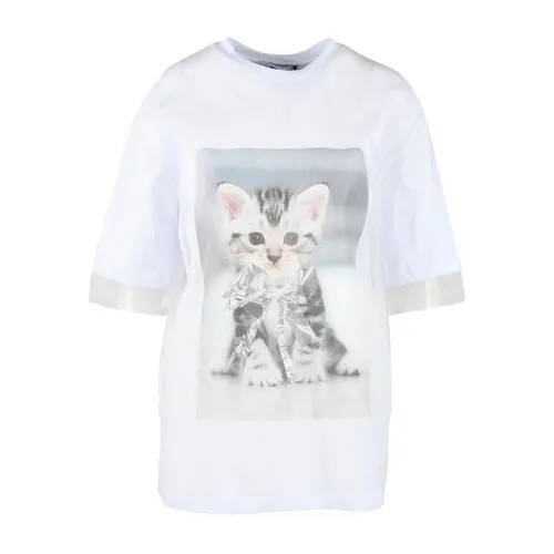 Msgm - Tops > T-Shirts - White - Msgm - Modalova