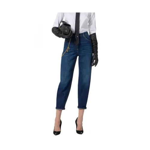 Jeans > Cropped Jeans - - Elisabetta Franchi - Modalova