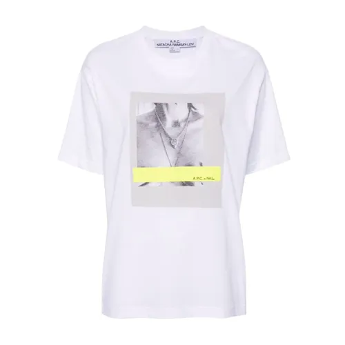 A.p.c. - Tops > T-Shirts - White - A.p.c. - Modalova