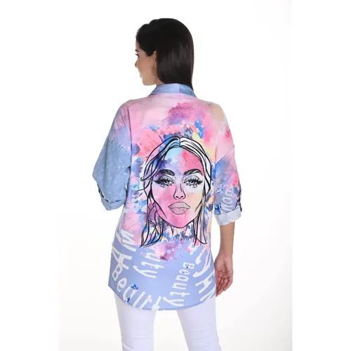 Blouses & Shirts > Denim Shirts - - Frank Lyman - Modalova