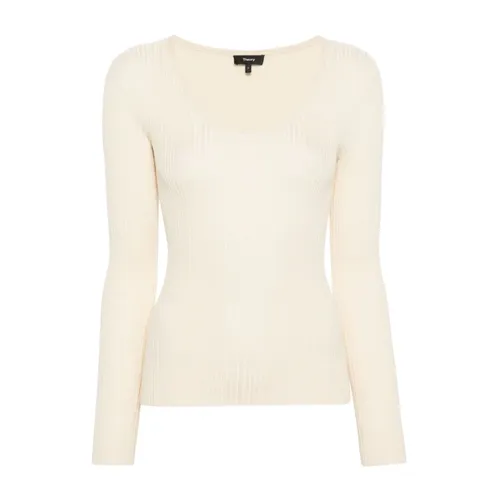 Knitwear > V-neck Knitwear - - Theory - Modalova