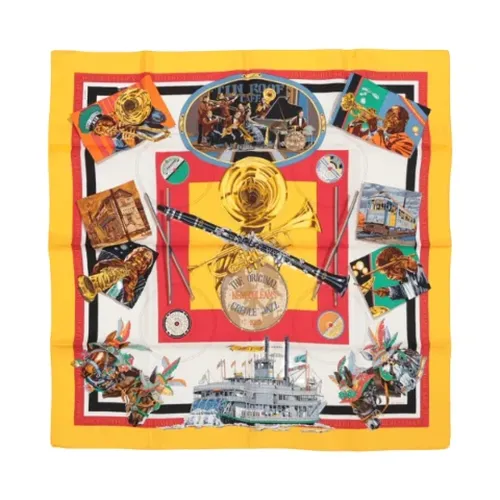 Pre-owned > Pre-owned Accessories > Pre-owned Scarves - - Hermès Vintage - Modalova