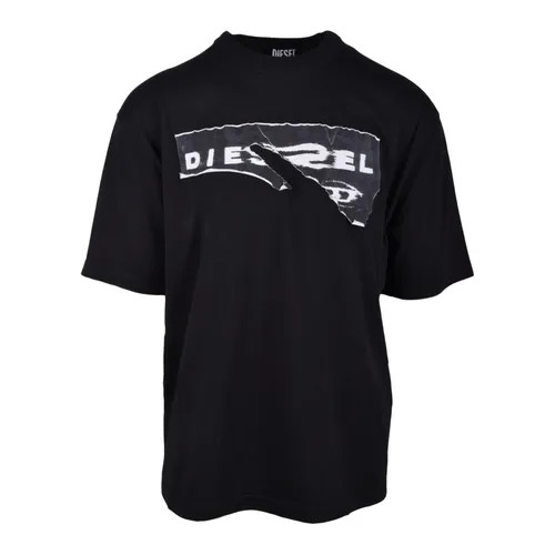 Diesel - Tops > T-Shirts - Black - Diesel - Modalova