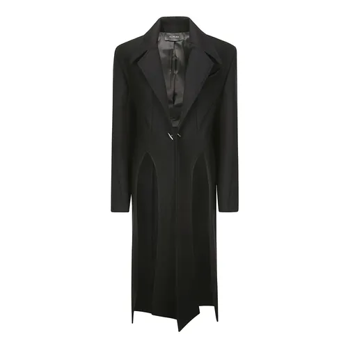 Coats > Single-Breasted Coats - - Mugler - Modalova