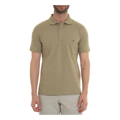 Fay - Tops > Polo Shirts - Green - Fay - Modalova