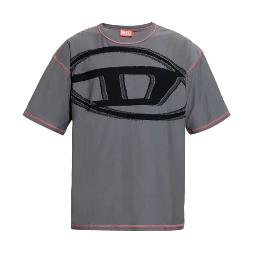 Diesel - Tops > T-Shirts - Gray - Diesel - Modalova