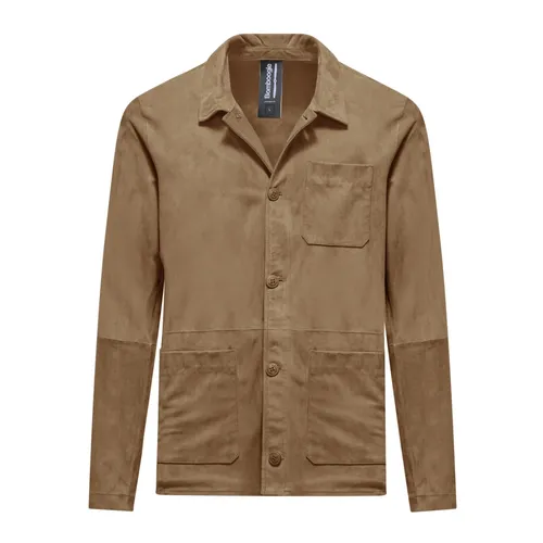 Jackets > Leather Jackets - - BomBoogie - Modalova