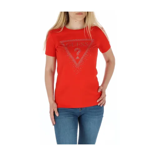 Guess - Tops > T-Shirts - Red - Guess - Modalova