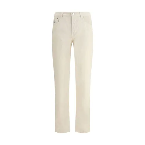 Trousers > Slim-fit Trousers - - Brunello Cucinelli - Modalova
