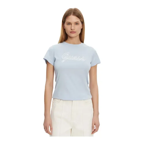 Guess - Tops > T-Shirts - Blue - Guess - Modalova