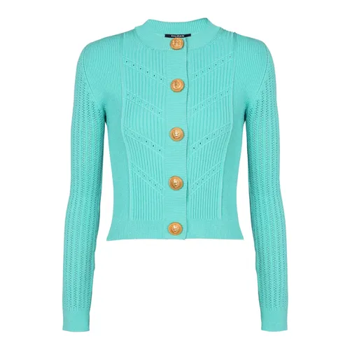Knitwear > Cardigans - - Balmain - Modalova
