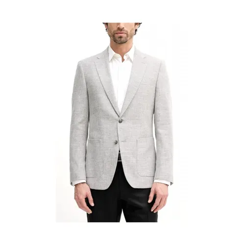 Hugo - Jackets > Blazers - Gray - Hugo - Modalova