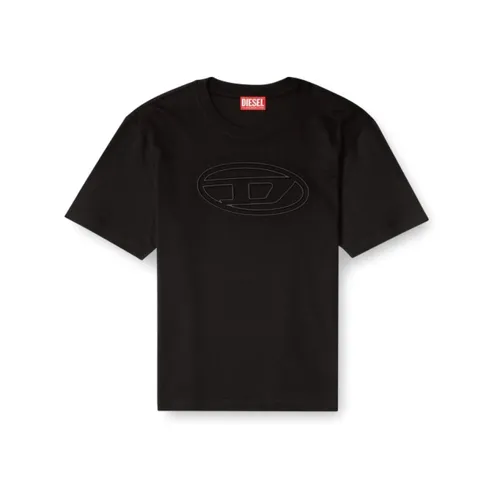 Diesel - Tops > T-Shirts - Black - Diesel - Modalova