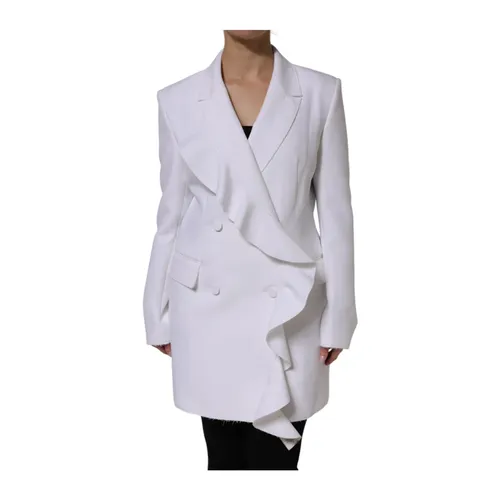 Msgm - Jackets > Blazers - White - Msgm - Modalova