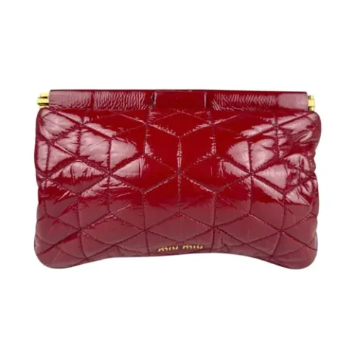 Pre-owned > Pre-owned Bags > Pre-owned Clutches - - Miu Miu Pre-owned - Modalova