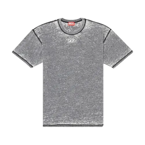 Diesel - Tops > T-Shirts - Gray - Diesel - Modalova