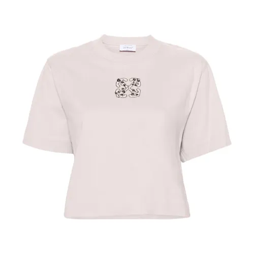 Tops > T-Shirts - - Off White - Modalova