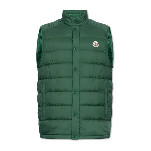 Moncler - Jackets > Vests - Green - Moncler - Modalova