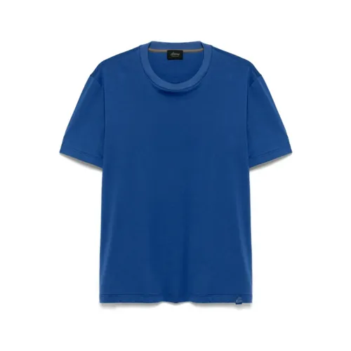 Brioni - Tops > T-Shirts - Blue - Brioni - Modalova