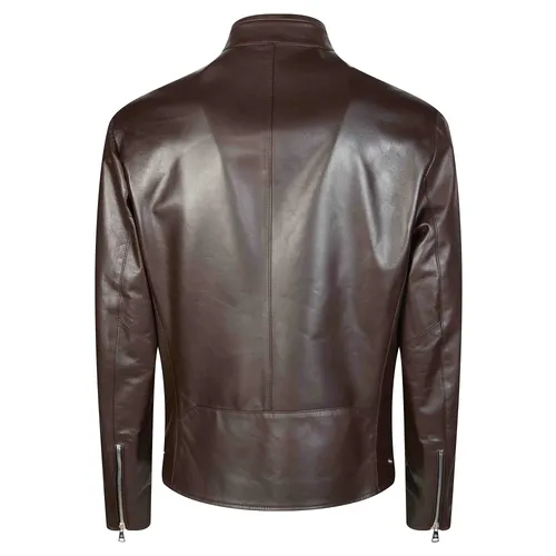 Jackets > Leather Jackets - - Tagliatore - Modalova