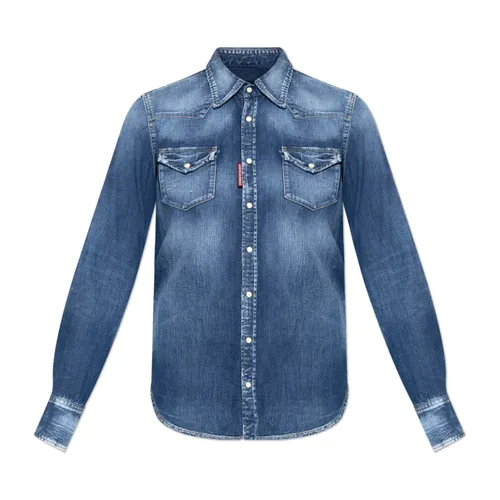 Blouses & Shirts > Denim Shirts - - Dsquared2 - Modalova
