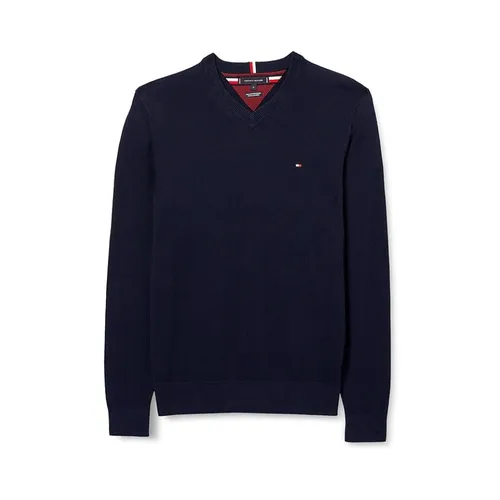 Knitwear > V-neck Knitwear - - Tommy Hilfiger - Modalova