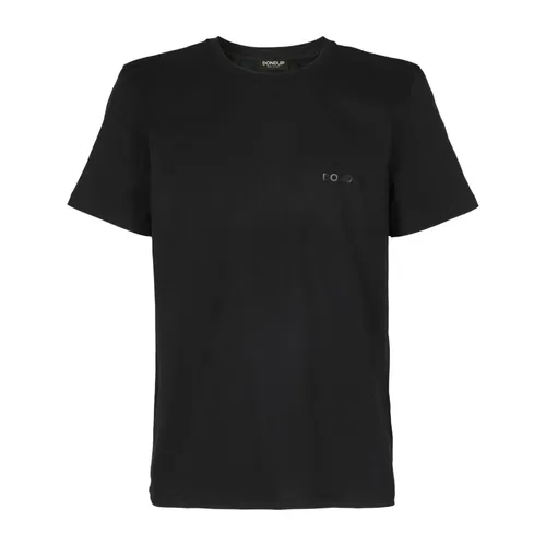 Dondup - Tops > T-Shirts - Black - Dondup - Modalova