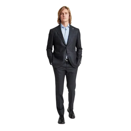 Suits > Suit Sets > Single Breasted Suits - - Luigi Bianchi Mantova - Modalova