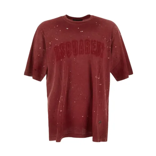 Dsquared2 - Tops > T-Shirts - Red - Dsquared2 - Modalova