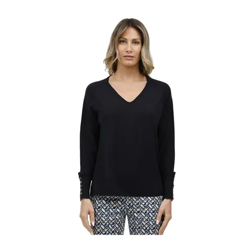 Knitwear > V-neck Knitwear - - Alpha Studio - Modalova