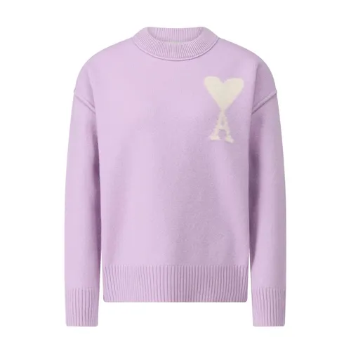 Knitwear > Round-neck Knitwear - - Ami Paris - Modalova