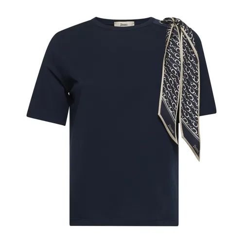 Herno - Tops > T-Shirts - Blue - Herno - Modalova