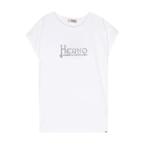 Herno - Tops > T-Shirts - White - Herno - Modalova