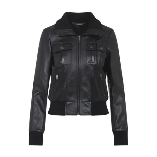 Jackets > Leather Jackets - - Chloé - Modalova