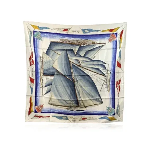 Pre-owned > Pre-owned Accessories > Pre-owned Scarves - - Hermès Vintage - Modalova