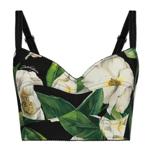 Tops > Sleeveless Tops - - Dolce & Gabbana - Modalova