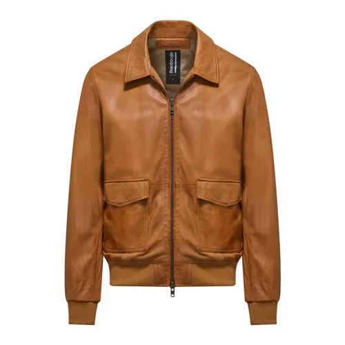 Jackets > Leather Jackets - - BomBoogie - Modalova