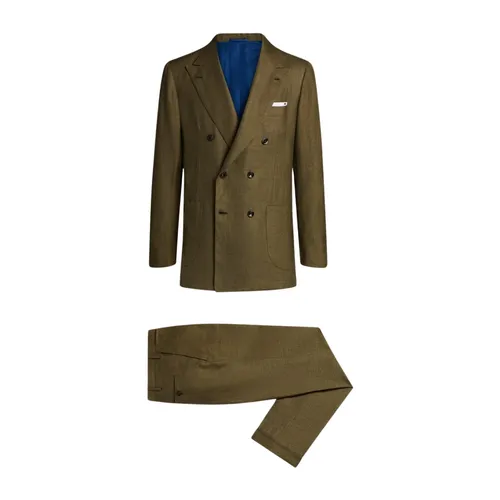 Suits > Suit Sets > Double Breasted Suits - - Kiton - Modalova