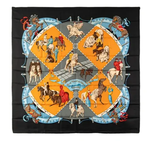 Pre-owned > Pre-owned Accessories > Pre-owned Scarves - - Hermès Vintage - Modalova