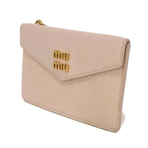 Pre-owned > Pre-owned Accessories > Pre-owned Wallets - - Miu Miu Pre-owned - Modalova