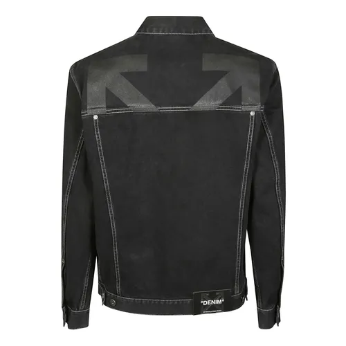 Jackets > Denim Jackets - - Off White - Modalova