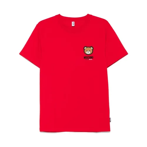 Moschino - Tops > T-Shirts - Red - Moschino - Modalova
